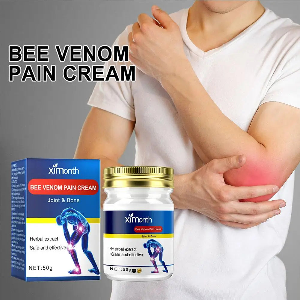 3pcs Bee Joint Pain Care Cream Relieve Lumbar and Knee Muscle Soreness Tratamiento Arthritis Sciatica Health Care - Path to Self-Improvement