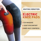 3 Heat Levels Heated Knee Wrap 6 Adjustable Vibrations Joint Pain Relief Heated Knee Brace Arthritis Pain Relief - Path to Self-Improvement