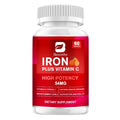 BEWORTHS 54mg Iron Tablet with Vitamin C for Blood Health Boosts Energy Level Fortifies Immune Defenses Stomach Friendly