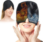 Migraine Relief Hat headache hat Gel Hot Cold Therapy Ice Cap For Relieve Pain Ice Hat Eye Mask Stress Pressure Pain Relief - Path to Self-Improvement