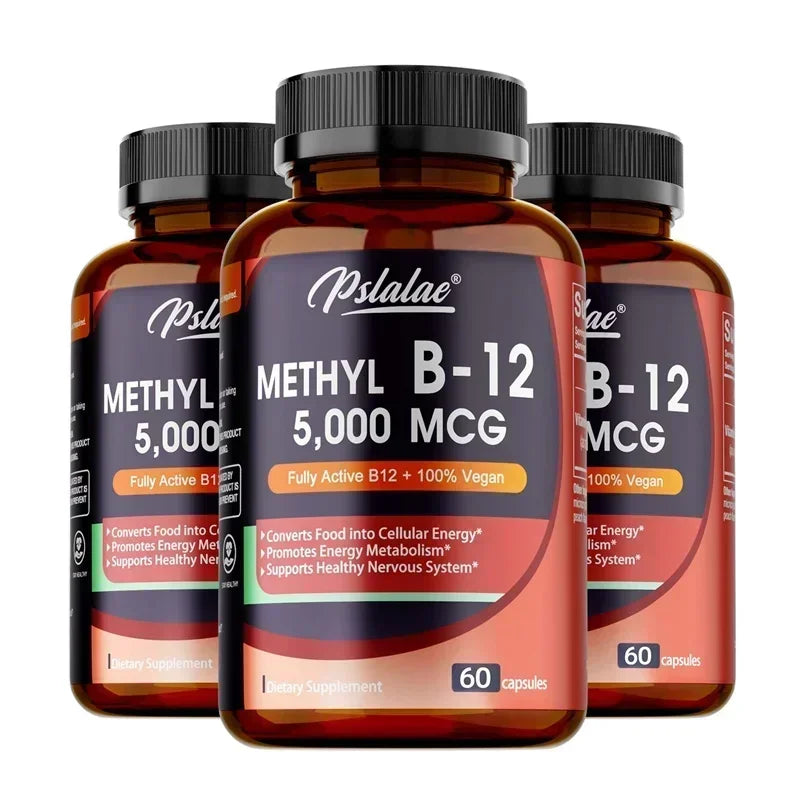 Vitamin B12 5000 Mcg - Supports Heart Health, Nervous System, Promotes Metabolism, Increases Energy Levels, Relieves Fatigue - Path to Self-Improvement