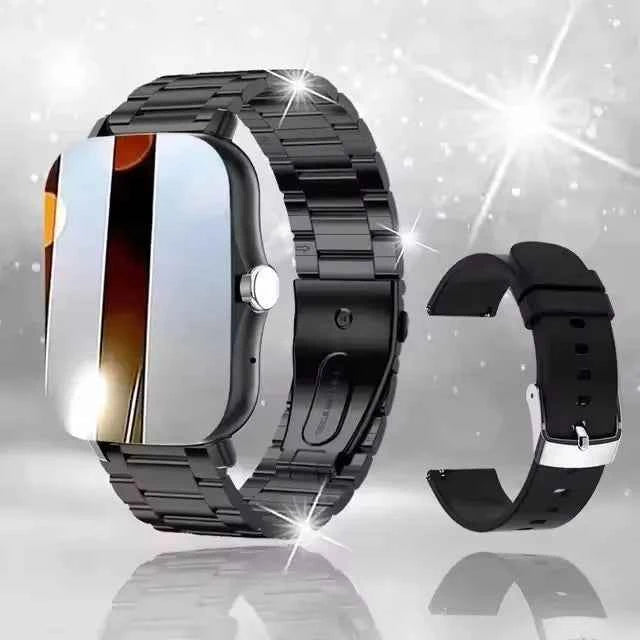 2025 New Smart Watch Bluetooth Call Music Heart Rate Blood Pressure Monitor Smartwatch for Women Men Holiday Gifts