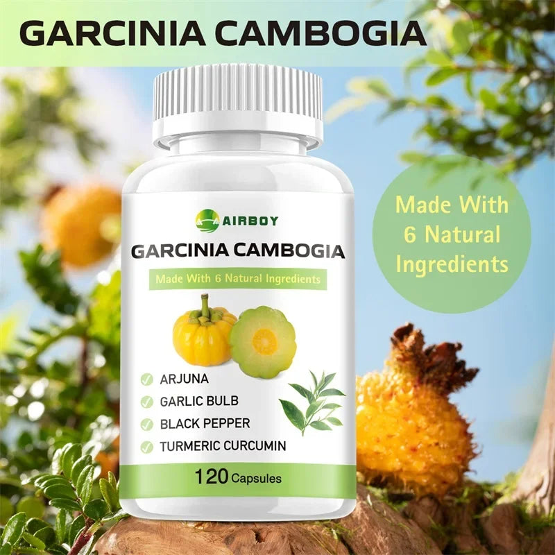Garcinia Cambogia Capsules - Fat Burning, Weight Management, Appetite Suppression, Metabolism Boosting