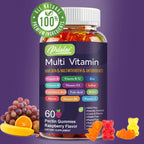 Multivitamin Gummies - To Provide Energy, for Skin, Hair and Nails Health, Support Immune, Overall Health - Path to Self-Improvement