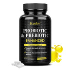 Prebiotics and Probiotics Capsules - Supports Gut Health, Digestion, Metabolism, and Weight Management, Regulating Emotions