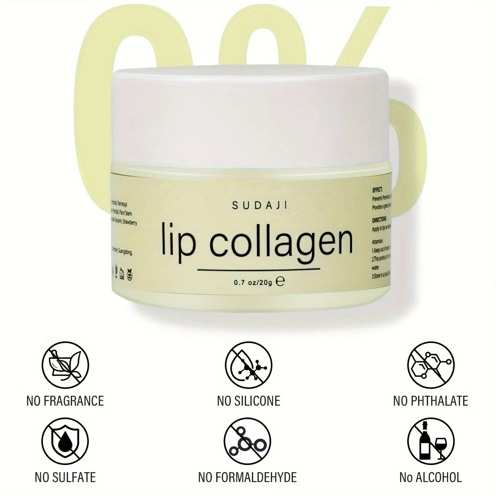 20g Plant stem cells Vitamins E & A Collagen Lip Butter - Path to Self-Improvement