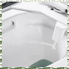 Bidet Attachment Non-Electric Bidet Toilet Seat Sprayer With Pressure Controls Dual Nozzles For Frontal Rear Wash B