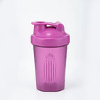 400ML Shaker Bottle Plastic Protein Shakes Bottle with Whisk Leakproof