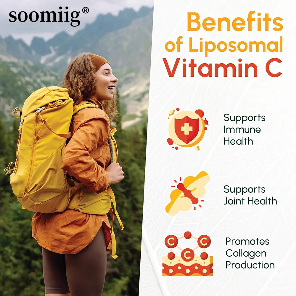 Vitamin C W/Rose Hips & Acerola | 1000mg | Two-Stage Timed-Release Healthy Immune Function, Skin, Hair & Nails Support | Non-GMO - Path to Self-Improvement