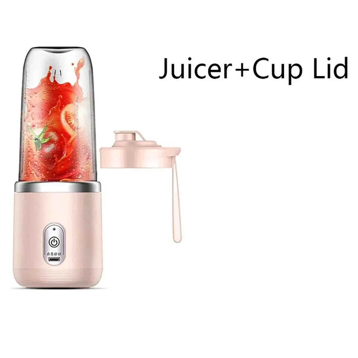 Portable Blender Bottle Electric 6 Blades Multifunction Juice Blender Fresh Juice Smoothie Blender Ice CrushCup Food Processor