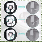 Bidet Attachment Non-Electric Bidet Toilet Seat Sprayer With Pressure Controls Dual Nozzles For Frontal Rear Wash B