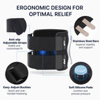 Fit Sciatica/Patella Pain Relief Devices:  – Sciatic Nerve Brace with Dual Pressure Pads Targeted Compression for maximum Relief - Path to Self-Improvement