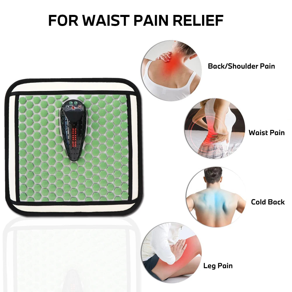 Pelvic Floor Buttock Muscle Massage Pad infrared Heated jade Mat Therapy Prostate Massage Pad pain Relief Tool Good For Heath - Path to Self-Improvement
