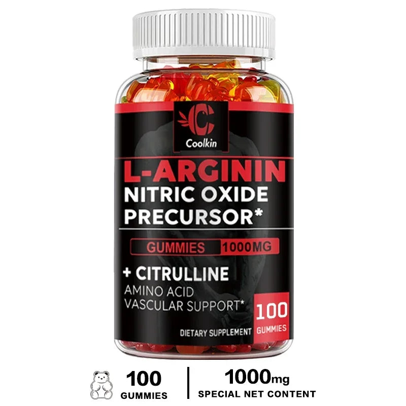 L-Arginine Supplement - Strengthens Muscles and Supports Blood Flow, Circulation, Nutrient Delivery and PumpingCapsules
