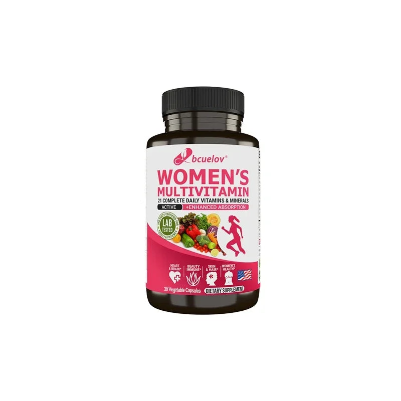 Women's Multivitamin Multimineral Supplement - Magnesium Biotin Calcium Zinc Selenium - Supports Joints Skin Nails - Path to Self-Improvement
