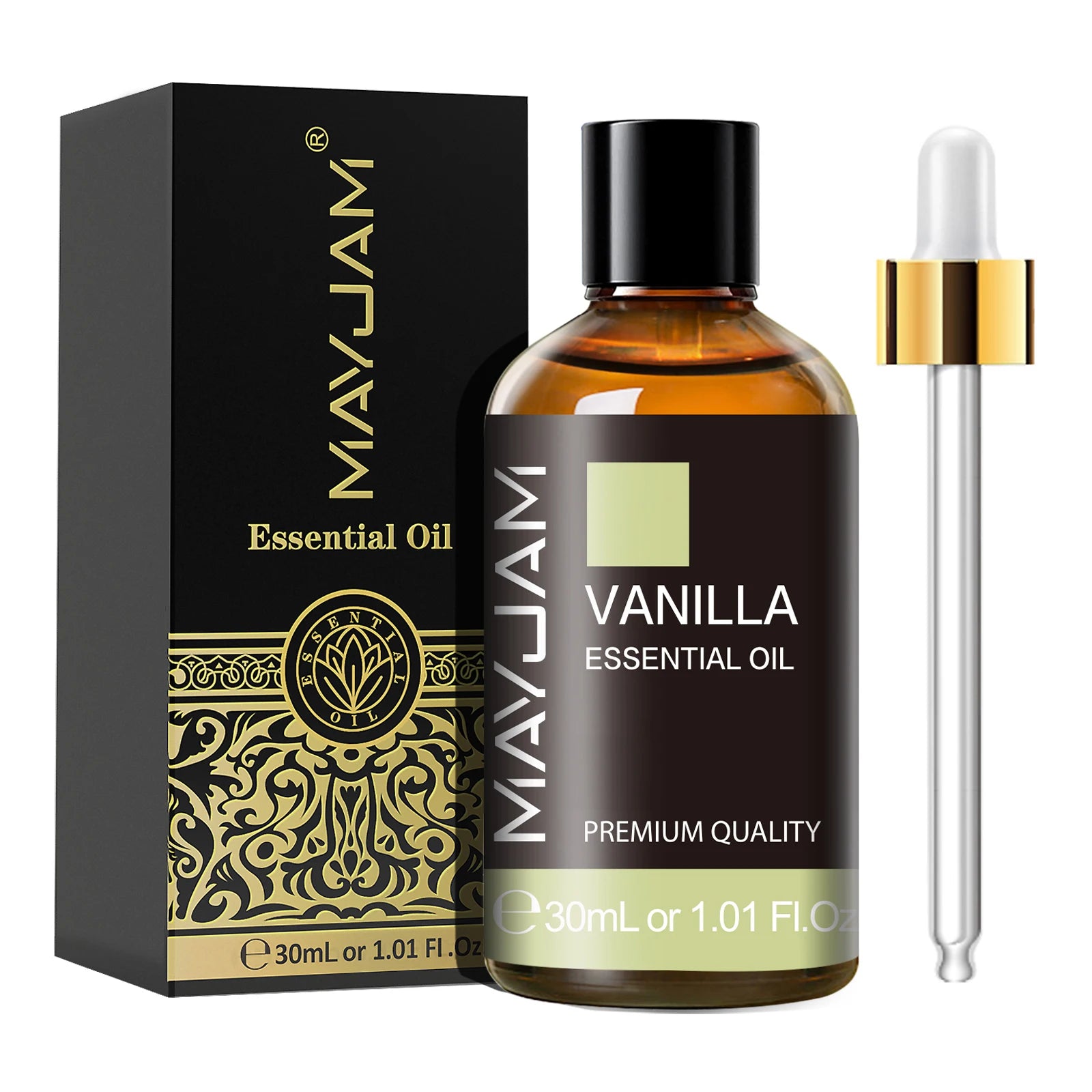 MAYJAM 1PCS 30ML Aromatherapy Essential Oil Lavender Vanilla Jasmine Eucalyptus Peppermint Aroma Oil for Diffuser Candle Soap - Path to Self-Improvement