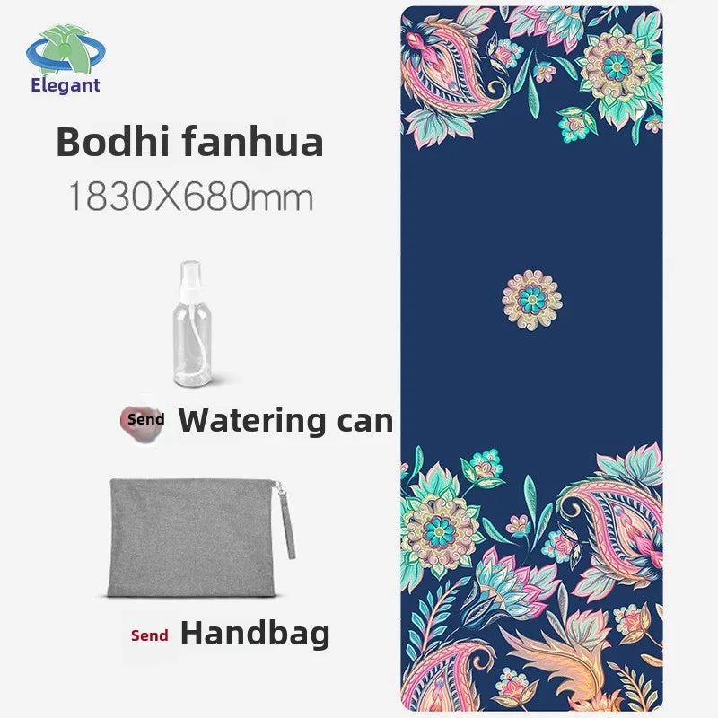 Chamois Yoga Mat Collapsible Portable Suede Yoga Towel Dance Movement Fitness Jump Rope Non-slip Floor Mat Exercise Mat  Gym Mat - Path to Self-Improvement