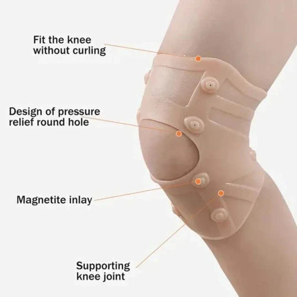 Knee Patella Massage Protector Magnetic Therapy Knee Pad Support Anti Arthritis Rheumatoid Pain Relief Muscle Pain And Spasms