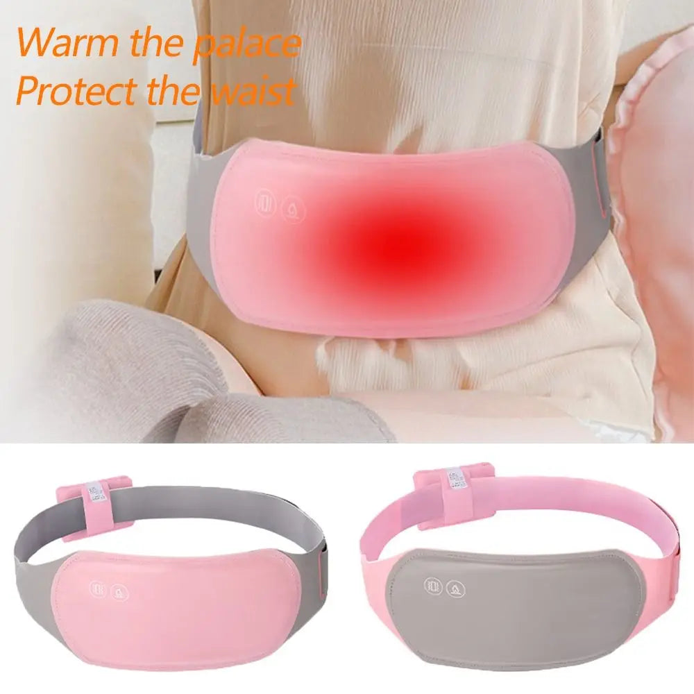 Heating Massage Period Pain Relief Cramps Menstrual Heat Pad Belt USB Electric Heating Warm palace belt Heating Waistband - Path to Self-Improvement