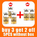 Stayve 8ml Salmon DNA Golden Ampoule Serum Kit Natural Ingredients, Moisturizing, Tender, Lifting, Firming Facial Care Skin - Path to Self-Improvement