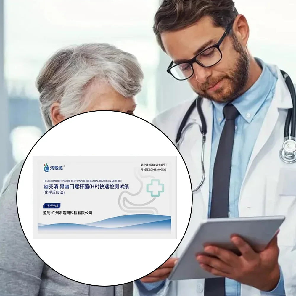 Helicobacter Pylori Detection Oral Saliva Self Test Stomach Pain Gastritis Measure Rapid Accuracy Physical Health Testing - Path to Self-Improvement