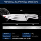 4-piece kitchen knife set for meal prep and cooking