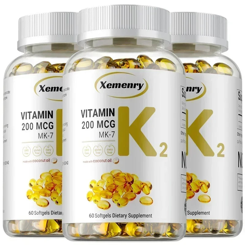 Vitamin K2 MK-7 Supplement - Supports Immune Function, Joint & Heart Health, Superior Absorption, Boosts Energy, Non-GMO - Path to Self-Improvement
