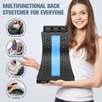 Back Stretcher for Back Pain Relief, Multi-Level Back Cracker Board, Lower and Upper Back Support for Herniated Disc - Path to Self-Improvement