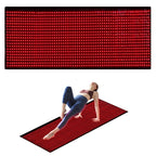 Full Body Red Light Mat 71x31inch Large Infrared LEDs Blanket 1280 660nm 850nm for Pain Relief Wellness Muscle Relax Recovery