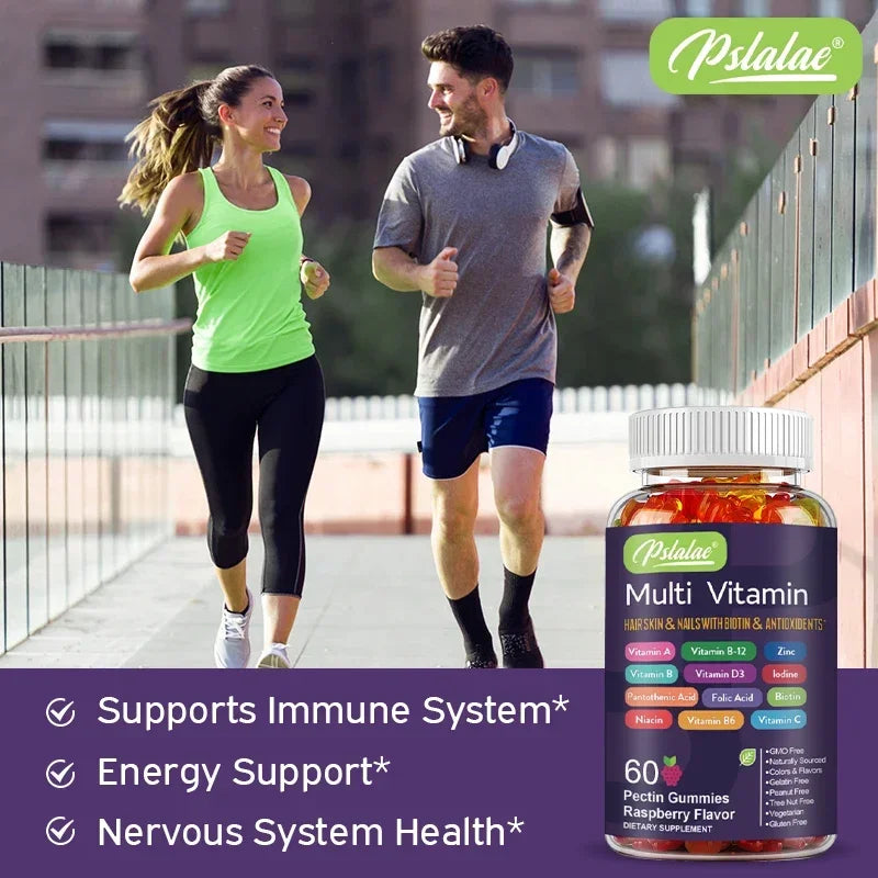 Multivitamin Gummies - To Provide Energy, for Skin, Hair and Nails Health, Support Immune, Overall Health - Path to Self-Improvement