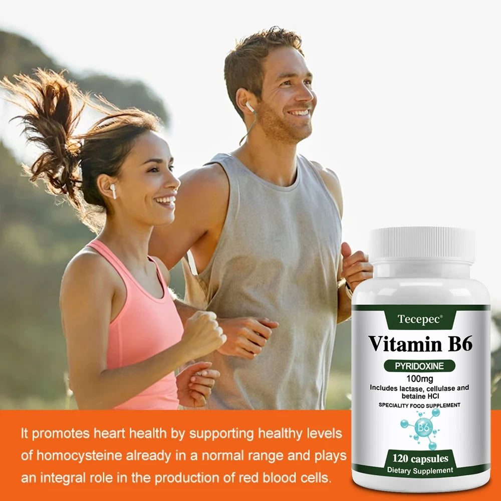 Vitamin B6 Supplements - Supports The Immune System, Nervous System, Energy Metabolism, Healthy Mood - Path to Self-Improvement