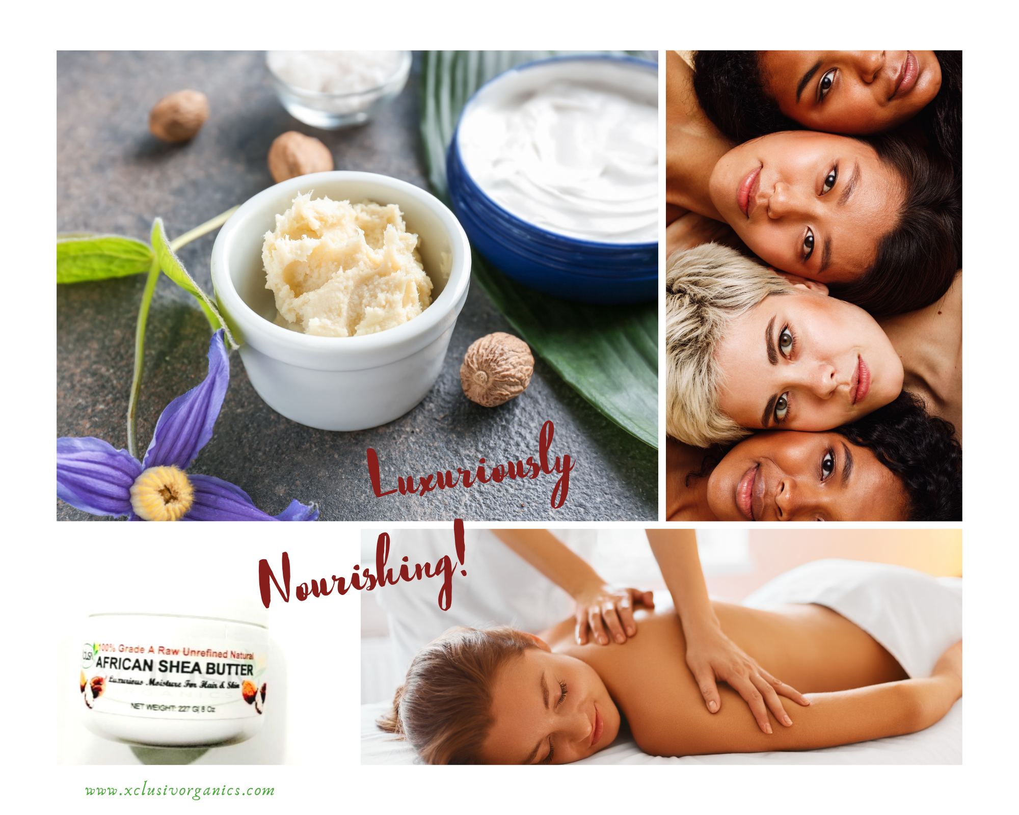 Raw Shea Butter Unrefined | block| 1.1 LB| 500g