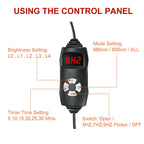 Infrared Light LED Healthcare Waist Red Light Heating Massage Belt Pad Lumbar Back Waist Massage For Back Knee Hands Feet Relief - Path to Self-Improvement