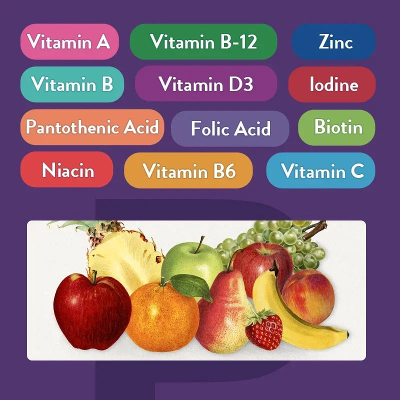 Multivitamin Gummies - To Provide Energy, for Skin, Hair and Nails Health, Support Immune, Overall Health - Path to Self-Improvement