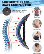 Back Stretcher for Back Pain Relief, Multi-Level Back Cracker Board, Lower and Upper Back Support for Herniated Disc - Path to Self-Improvement