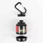 100/200ml Portable Protein Powder Supplement Container Lightweight Leakproof Storage Bottle