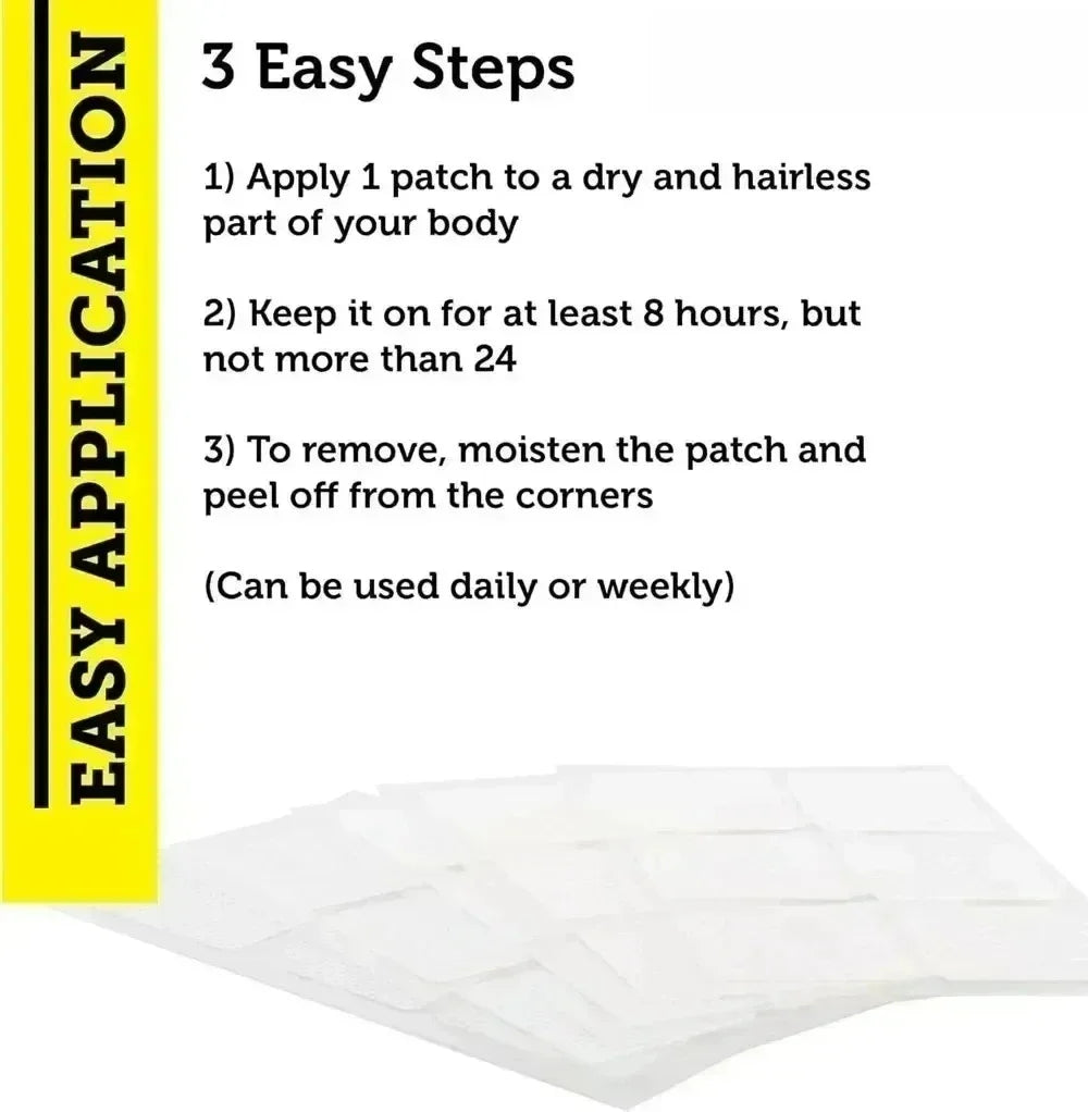 30 Patches R-Alpha Lipoic Acid Transdermal Patches High Potency for Cellular Energy & Metabollic Function - Path to Self-Improvement