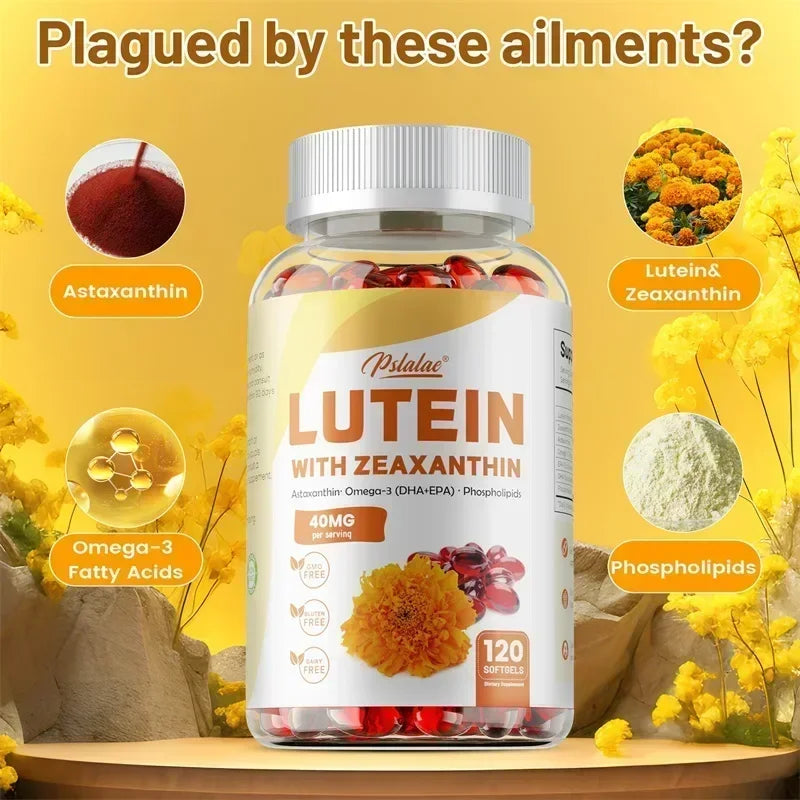 Lutein & Zeaxanthin - Eye Health Vitamins, Relieve Eye Fatigue and Protect Vision - Path to Self-Improvement