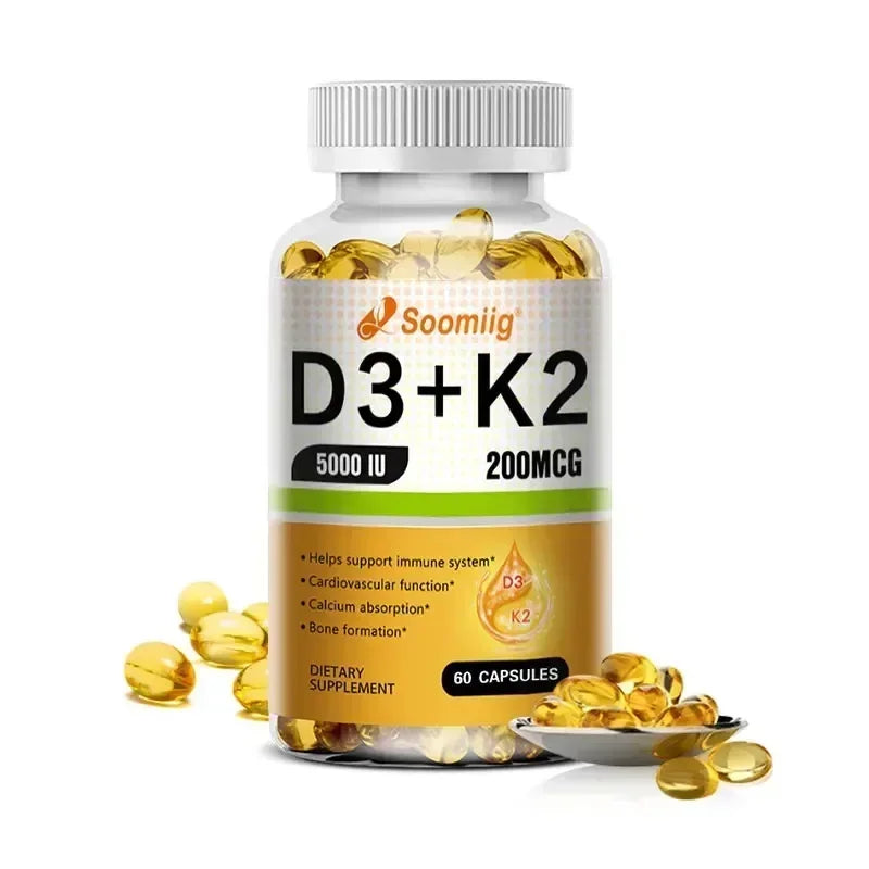 Vitamin K2 MK-7 Supplement - Supports Immune Function, Joint & Heart Health, Superior Absorption, Boosts Energy, Non-GMO - Path to Self-Improvement