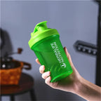 400ML Shaker Bottle Plastic Protein Shakes Bottle with Whisk Leakproof