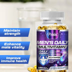 Men's Daily Multivitamin Supplement - Provides Cognitive Brain Health, Energy and Stamina, and Muscle Mass - Path to Self-Improvement