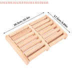 Foot Roller Massager Wood Foot Massage Multi-Point Foot Therapy Rubbing Massage Promote The Circulation Of Blood Foot Care Tool