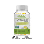 L-Theanine Capsules 200 Mg, 120 Vegetarian Supplement Relieves Stress Supports Healthy Mood and Improves Focus
