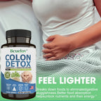 Colon Cleanser Detox Supplement - Bowel Cleansing & Probiotics - Natural Digestion, Constipation & Bowel Relief, Bowel Health