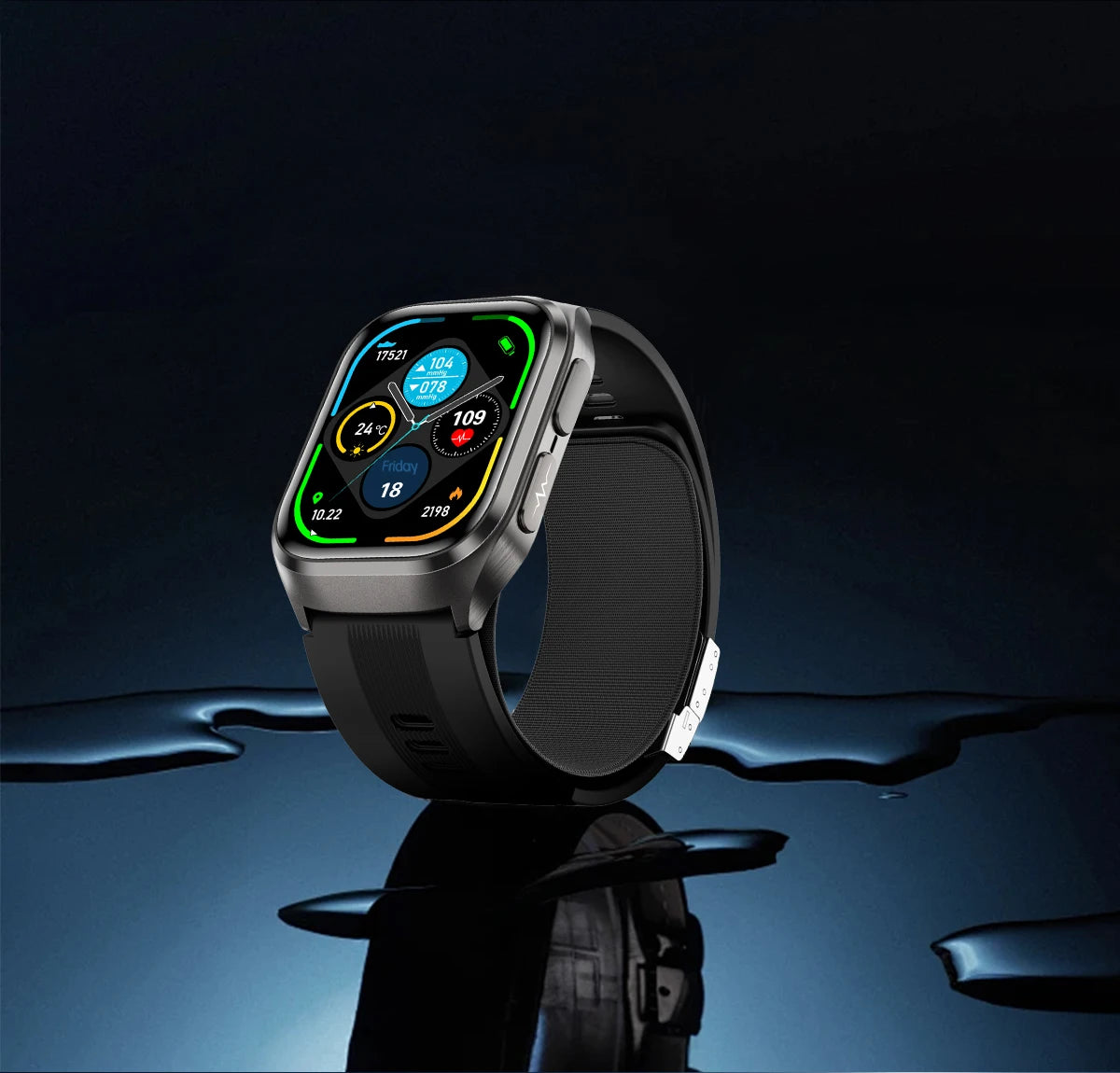 NEW Air Pump Airbag Blood Pressure Accurate Diagnosis Smart Watch ECG Temp Blood Fat Uric Acid Men Three High Monitor Smartwatch - Path to Self-Improvement