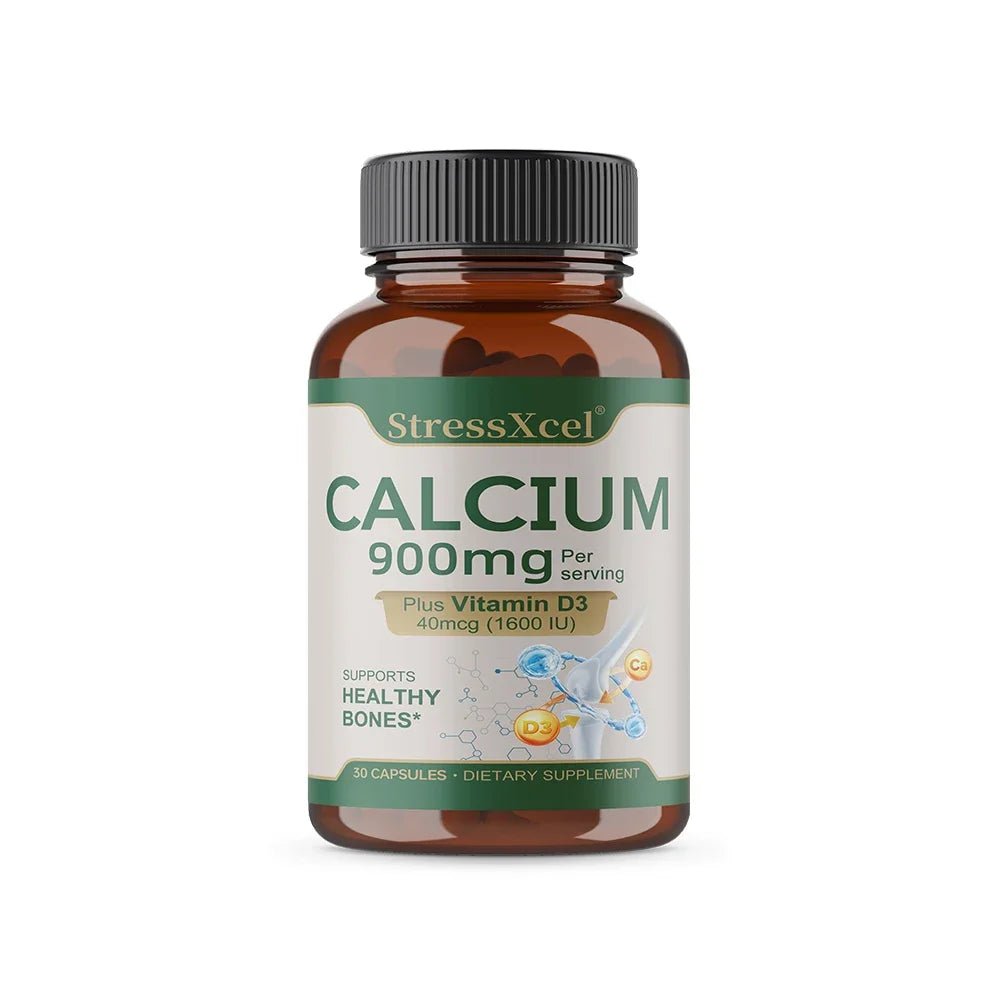 Calcium+Vitamin D3 for Best Absorption-Supports Immune Health,Bones & Teeth,Support Cardiovascular Health,Improve Sleep Quality‌