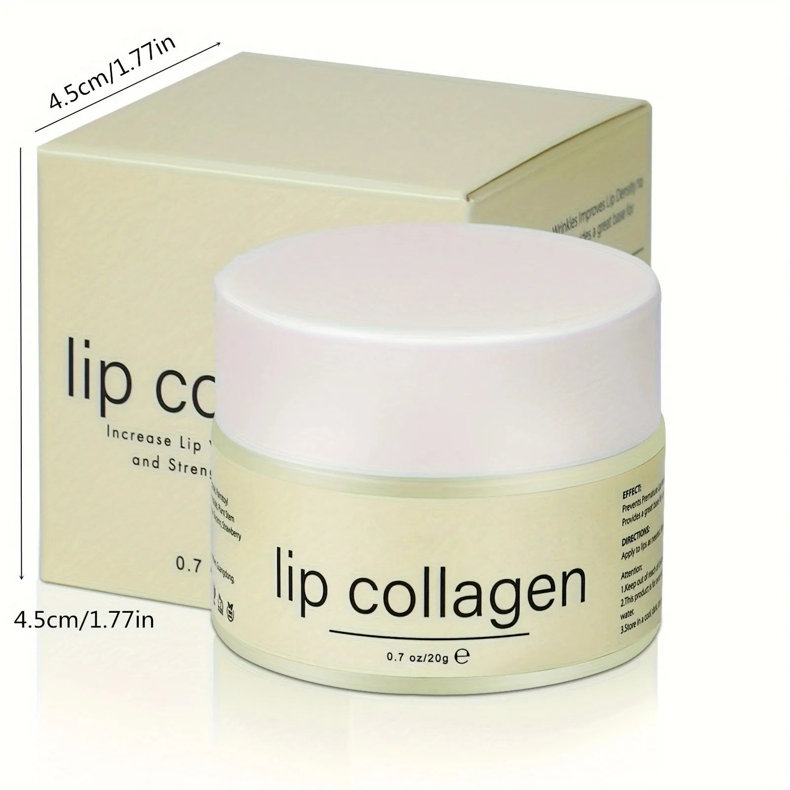 20g Plant stem cells Vitamins E & A Collagen Lip Butter - Path to Self-Improvement