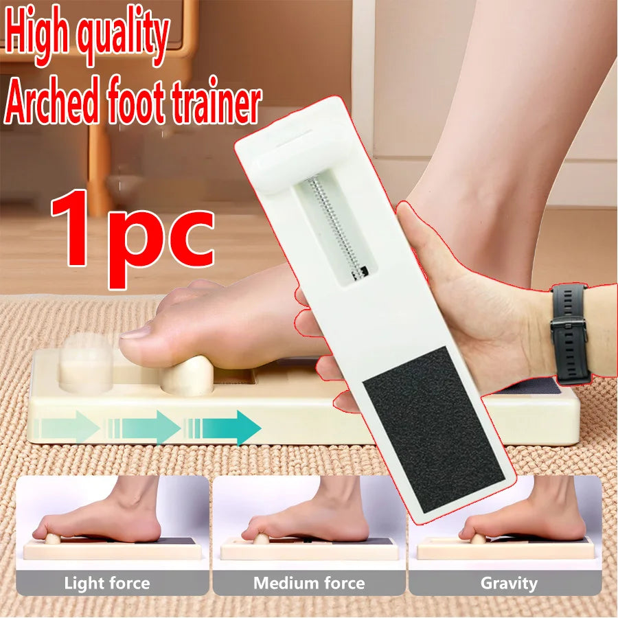 1pc Arch Support Trainer & Toe Aligner - Non-Slip Base, Cushioned Arch Support for Plantar Fasciitis, Flat Feet, Ballet, Running