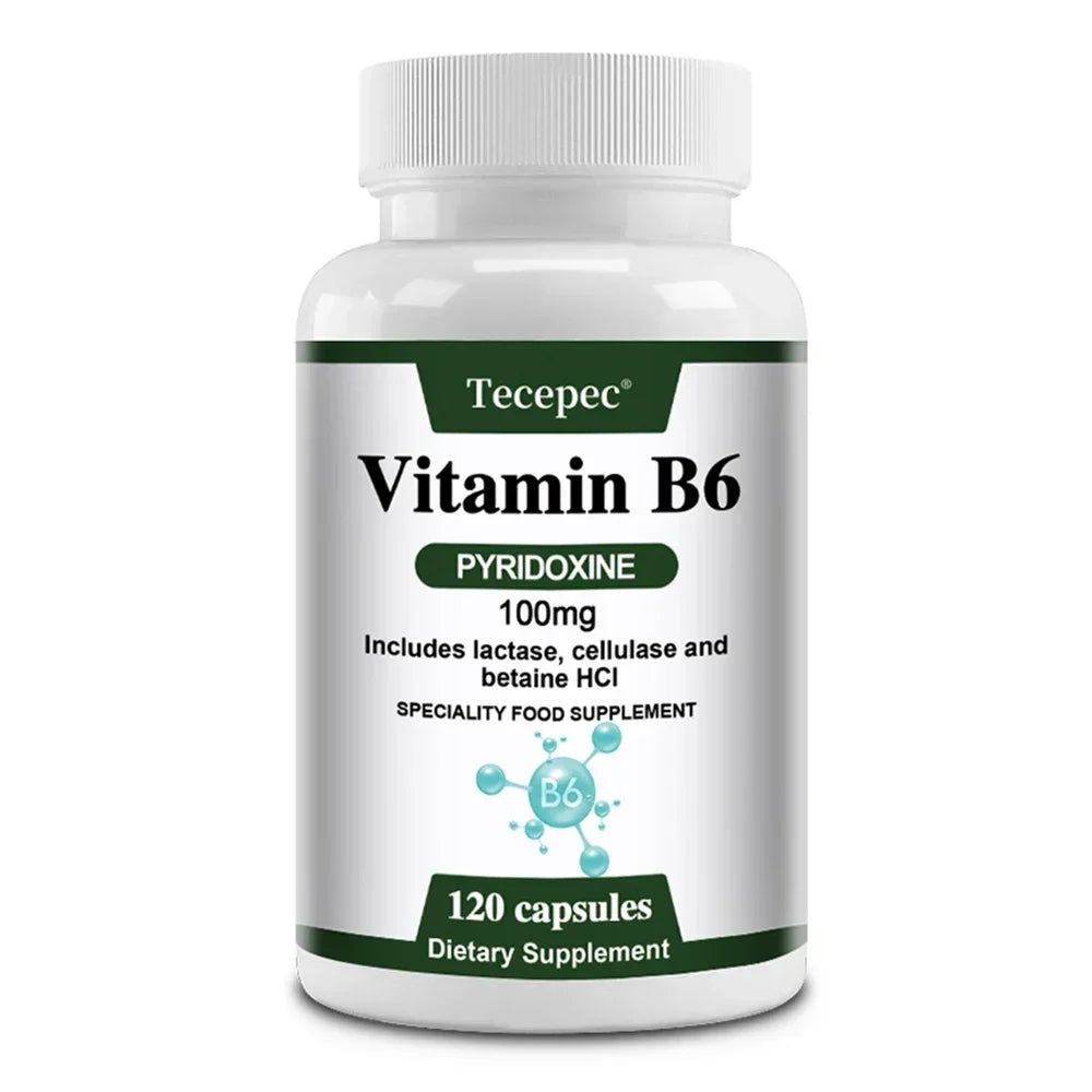 Vitamin B6 Supplements - Supports The Immune System, Nervous System, Energy Metabolism, Healthy Mood - Path to Self-Improvement
