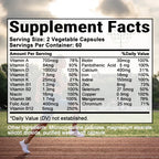 Multivitamin Mineral Supplement Antioxidant, Improved Nutrient Absorption Heart Health Natural Energy Support Multivitamin - Path to Self-Improvement